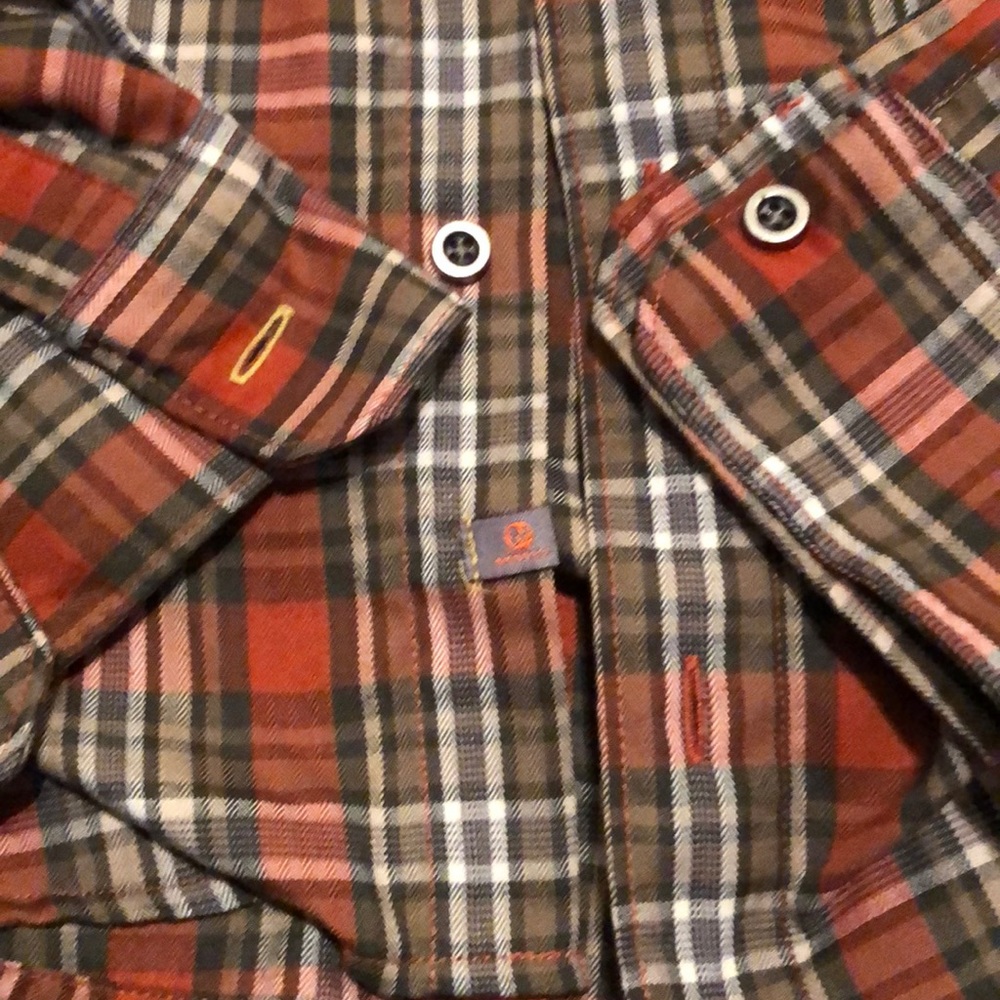 Merrell plaid button down - Picture 5 of 5